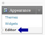 Editing a WordPress theme step 1