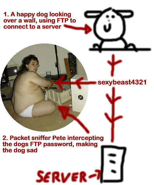 Think of the damage Pete could do with your FTP password